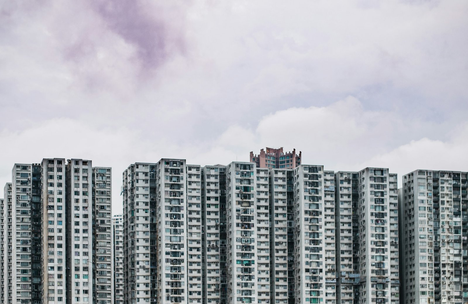bird's eye view photo of white high rise building